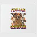 Search for greyhound wrapping paper Puppy