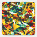 Search for geometric patterns colour stickers Polygon