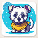 Search for terrier coasters West highland terrier