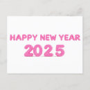 Search for happy new year wishes postcards Pink