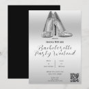 Search for silver shoes invitations For her