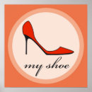 Search for red high heels posters White