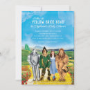 Search for yellow brick road invitations Tin man