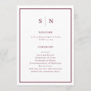Search for border wedding programs Modern