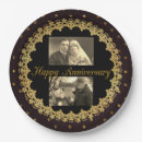 Search for happy anniversary plates Glitter