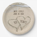 Search for 55th anniversary plates Heart