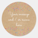 Search for rainbow confetti stickers Elegant