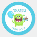 Search for monsters stickers Blue