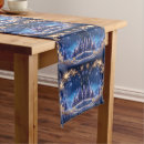 Search for blue christmas table runners Snowflakes