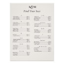 Search for alphabetical wedding seating charts Simple