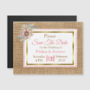 Search for burlap wedding save the dates Floral