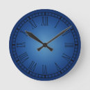 Search for blue roman numerals clocks Old