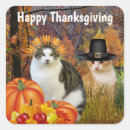 Search for cat thanksgiving stickers Pumpkin