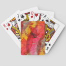 Search for signage playing cards Abstract