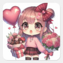 Search for anime girls stickers Adorable