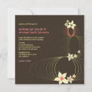 Search for pink plumeria beach wedding invitations Tropical