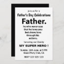 Search for fathers day celebration invitations Papa