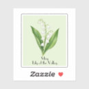 Search for may flowers stickers White