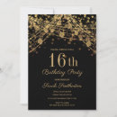 Search for black light birthday invitations For her