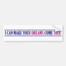 Search for dream bumper stickers Funny