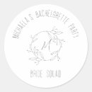 Search for bachelorette party stickers Black and white