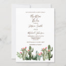 Search for desert cactus wedding invitations Succulent