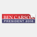 Search for carson bumper stickers Carson for president
