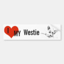 Search for westie bumper stickers Heart