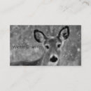 Search for winter business cards Deer
