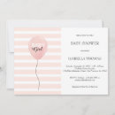 Search for white baby girl shower invitations Pastel