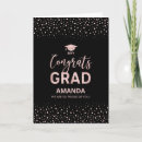 Search for graduate name cards Black