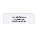 Search for ghost return address labels Typography