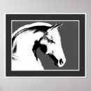 Search for horse posters Black and white