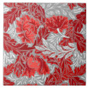 Search for deep red tiles William morris