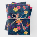 Search for bird of paradise wrapping paper Tropical flowers