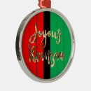 Search for kwanzaa christmas tree decorations Red