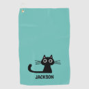 Search for cool golf towels Cat lover