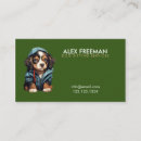 Search for dog tag business cards Sitting