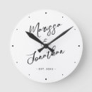 Search for letter clocks Stylish