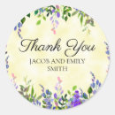 Search for lavender floral thank you stickers Elegant