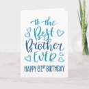 Search for brother birthday cards Blue