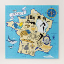 Search for map of france puzzles French