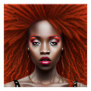 Search for red hair posters Black