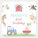 Search for barnyard birthday party stickers Boy