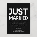 Search for postcard wedding reception invitations Chic