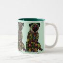 Search for love pug mugs Illustration