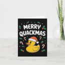 Search for rubber duck christmas cards Xmas