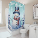 Search for snowman shower curtains Snowflakes
