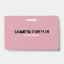 Search for pink id badges Modern