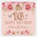 Search for happy 16th birthday stickers Sweet sixteen